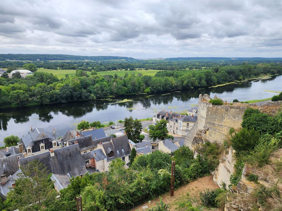 Chinon and the Vienne river